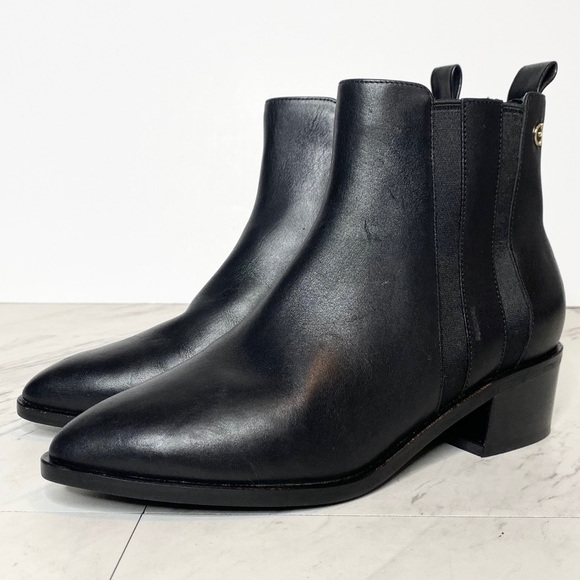 Cole Haan Valorie Pointed Toe Leather Bootie 5 1/2